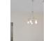 A close-up view of a modern chandelier at 10809 Clarion Ln, Las Vegas, NV 89134