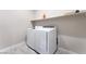 Laundry room with modern washer and dryer units at 19 Cresta Villa Ct, Henderson, NV 89011