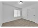 Bedroom showcases a window and a closet with sliding doors at 1913 Piccolo Way, Las Vegas, NV 89146