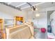 Cluttered two-car garage, offering potential storage or parking space at 2383 Rainswept Ave, Henderson, NV 89052