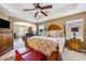 Well-appointed main bedroom with neutral tones, a tray ceiling, and an open layout with ample space at 248 Hyssop Ct, Henderson, NV 89015
