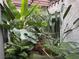 Beautiful indoor atrium filled with tropical plants, offering a serene and calming atmosphere at 2484 Domingo St, Las Vegas, NV 89121