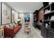 Functional home office provides an ideal workspace with built-in shelves and a comfortable layout at 2518 Veronella St, Henderson, NV 89044