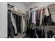 Organized walk-in closet provides ample hanging and storage space at 2518 Veronella St, Henderson, NV 89044