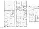 Detailed floorplan showcasing the layout of each level, including room dimensions and features at 2606 Marvel Astoria St, Henderson, NV 89044