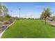 Spacious green lawn for recreation, framed by trees, offering community space for activities and enjoyment at 2606 Marvel Astoria St, Henderson, NV 89044