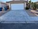 View of the concrete driveway leading up to the house at 2839 Kensington St, Las Vegas, NV 89156