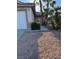 Close up of the front yard featuring the address number and desert landscaping at 2839 Kensington St, Las Vegas, NV 89156