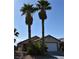 View of a single-story home with desert landscaping, complemented by a bright blue sky at 2845 Kensington St, Las Vegas, NV 89156