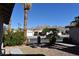 Neighborhood view showcasing desert landscaping with mountain views at 2845 Kensington St, Las Vegas, NV 89156