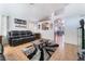 Inviting living room with tile floors and an open floor plan at 2903 Galena Peak Ln, Las Vegas, NV 89156