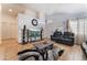 Inviting living room with tile floors and an open floor plan at 2903 Galena Peak Ln, Las Vegas, NV 89156