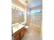 Clean bathroom with shower and vanity at 2925 Big Green Ln, Las Vegas, NV 89134