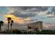 A luxury hotel view at sunset at 2925 Big Green Ln, Las Vegas, NV 89134