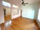 Bright and airy living room with hardwood floors and an open layout at 2925 Big Green Ln, Las Vegas, NV 89134