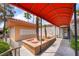 The community's entrance features a covered walkway, mailboxes, and a well-maintained landscape at 3151 Soaring Gulls Dr # 1145, Las Vegas, NV 89128