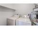 Laundry area with washer, dryer, and water heater, offering convenience for laundry needs at 3151 Soaring Gulls Dr # 1145, Las Vegas, NV 89128