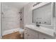 Modern bathroom with a new shower, updated vanity, and bright lighting at 3151 Soaring Gulls Dr # 1168, Las Vegas, NV 89128