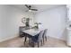 Cozy dining area featuring modern table set and stylish accents at 3151 Soaring Gulls Dr # 1168, Las Vegas, NV 89128