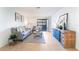 Bright living room with neutral decor, tile floors, and accent furniture at 3151 Soaring Gulls Dr # 1168, Las Vegas, NV 89128