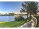 Scenic walking path alongside the community lake at 3151 Soaring Gulls Dr # 1168, Las Vegas, NV 89128