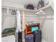 Functional closet featuring clothing rods and shelves for storage and organization at 3845 Wiggins Bay St # 202, Las Vegas, NV 89129