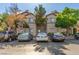 The property has a spacious parking area for residents and guests at 3845 Wiggins Bay St # 202, Las Vegas, NV 89129