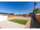 Large backyard with partial block wall, perfect for outdoor activities at 4360 El Tovar Rd, Las Vegas, NV 89115