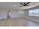 Open floor plan with wood flooring and a doorway to another room at 4360 El Tovar Rd, Las Vegas, NV 89115