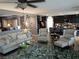 Open-concept floor plan with living area flowing into kitchen, perfect for entertaining at 4361 Duck Harbor Ave, North Las Vegas, NV 89031