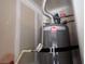 Close-up of a Rheem water heater at 4361 Duck Harbor Ave, North Las Vegas, NV 89031