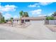 Single story home featuring palm trees and a well maintained front yard at 5162 Somerset Dr, Las Vegas, NV 89120