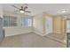 Open living area with wood-look floors and natural light at 5162 Somerset Dr, Las Vegas, NV 89120