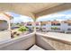 Balcony view of community landscaping and neighboring buildings at 611 Bass Dr # C, Henderson, NV 89014