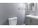 Bathroom area featuring a toilet and sink at 6223 Foothill Blvd, Las Vegas, NV 89118