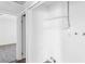 Empty white utility closet area with shelving at 6223 Foothill Blvd, Las Vegas, NV 89118