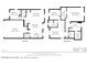 Detailed two-story floor plan showcasing bedroom, bathroom, living room, kitchen, dining room, and garage dimensions at 6731 Sumatra St, Las Vegas, NV 89166