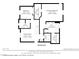 Second level floor plan showcases bedroom sizes, bathrooms, closet spaces, and laundry room for the property at 6731 Sumatra St, Las Vegas, NV 89166