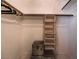 This closet has storage and space to hang clothing at 884 E Robindale Rd, Las Vegas, NV 89123