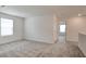 Bedroom features carpet, a window, and entry to other rooms at 8909 Cherry Barn St, Las Vegas, NV 89113