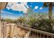 Balcony featuring wrought iron railings and great views of the surrounding landscape at 9490 Thunder Sky St # 102, Las Vegas, NV 89178