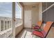 Relaxing patio area with seating, offering a private outdoor space with lots of sunlight at 10001 Peace Way # 2351, Las Vegas, NV 89147