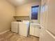 Laundry room features washer, dryer, utility sink, and storage at 11083 Ketchikan St, Las Vegas, NV 89179