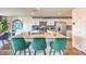 This kitchen offers an expansive island, stainless appliances and ample storage space at 1433 Gable Falls Pl # 95, North Las Vegas, NV 89084