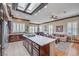 Spacious kitchen with a large island, stainless steel appliances, and ample cabinet space at 1564 Fieldbrook St, Henderson, NV 89052