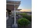 Tranquil sunset views of the city can be seen from the landscaped backyard at 2110 King Mesa Dr, Henderson, NV 89012