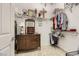Walk-in closet with shelving and plenty of storage space at 2110 King Mesa Dr, Henderson, NV 89012