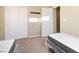 Bedroom featuring neutral walls, plush carpet, closet and a window with shutter at 2128 Delmar Farms Ct, Laughlin, NV 89029