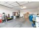 Spacious garage with ample storage capacity and room for multiple vehicles and projects at 2128 Delmar Farms Ct, Laughlin, NV 89029