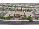 Birds eye view of modern home with three-car garage at 2153 King Crest Ct, Henderson, NV 89052
